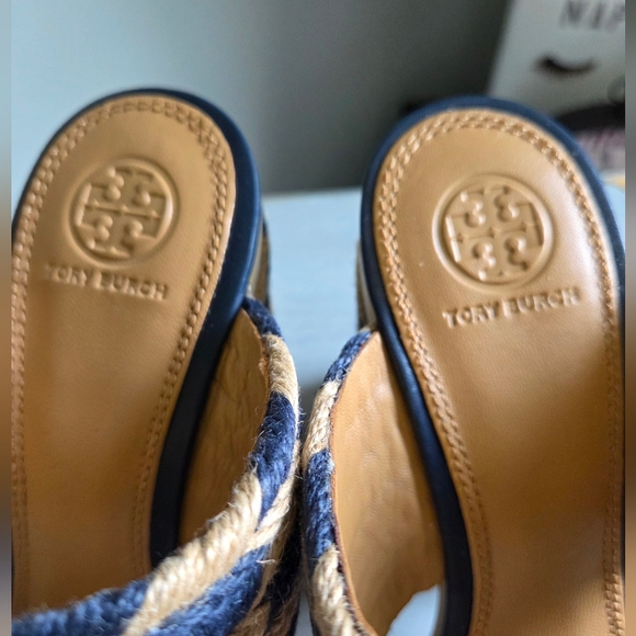 NIB Tory Burch Lola 100-mm sandal- Jute - Picture 5 of 10